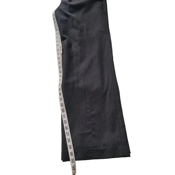 Ann Taylor Gray Straight Leg Dress Career Trouser Pants Size 4 - Picture 6 of 14